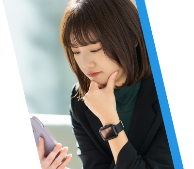AI利用中の女性